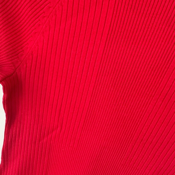 525 Ruby red bodycon dress Born in Bklyn ruby red dress size small - Picture 3 of 6